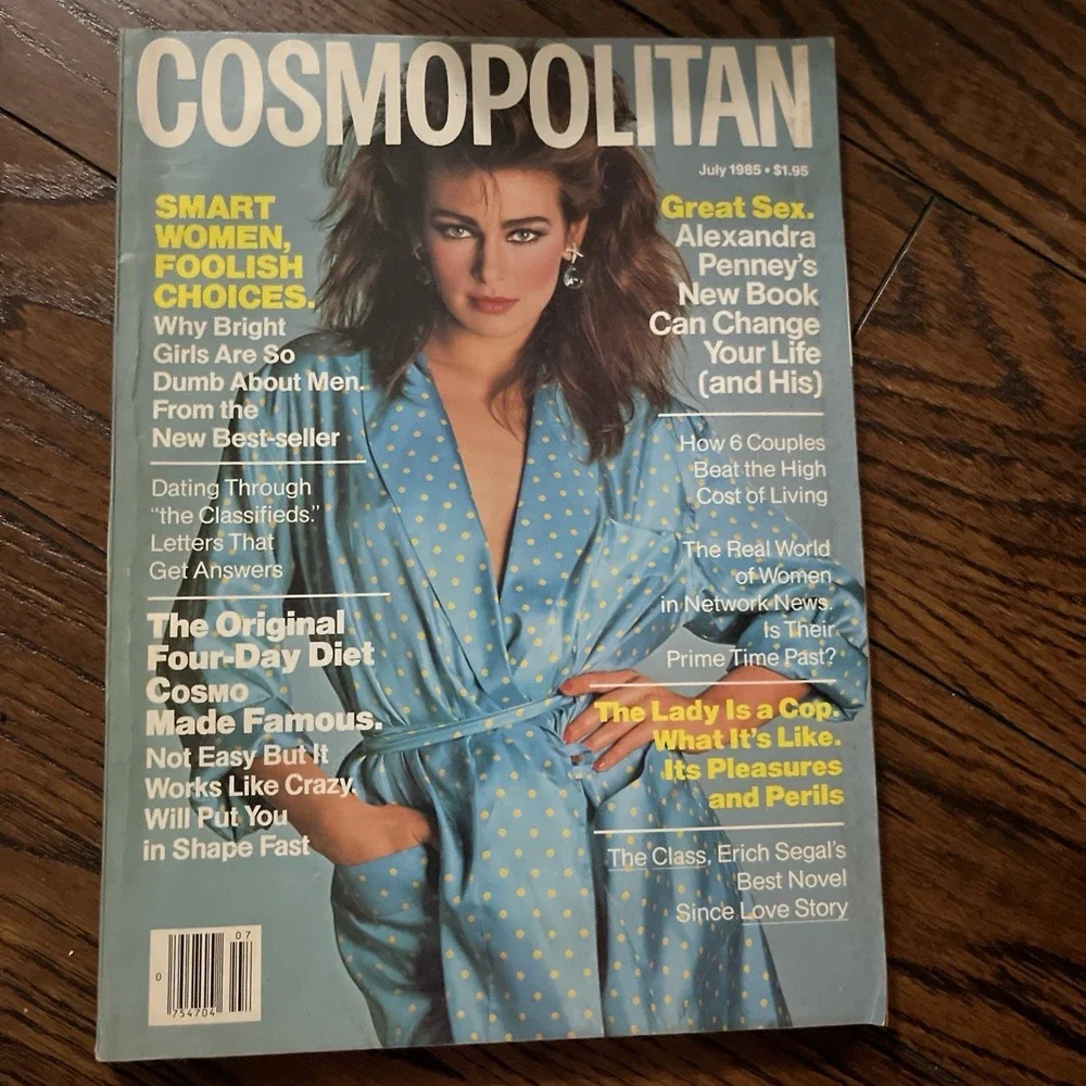 Cosmopolitan July 1985 Joana Pacula Francesco Scavullo